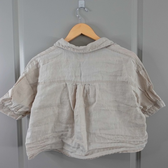 Crop Top Button Down - Picture 3 of 11